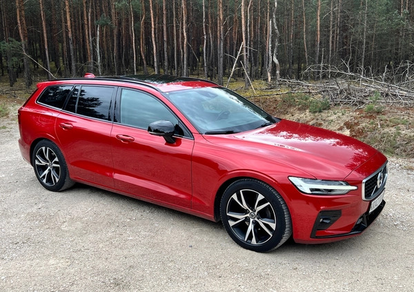 Volvo V60 cena 129000 przebieg: 57000, rok produkcji 2019 z Tuczno małe 781